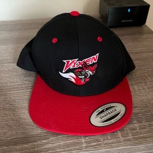 Minnesota Vixen Flat Brim Snapback Hat